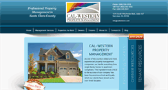 Desktop Screenshot of calwestern.com