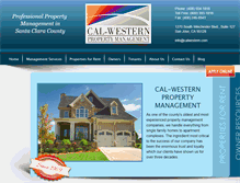 Tablet Screenshot of calwestern.com